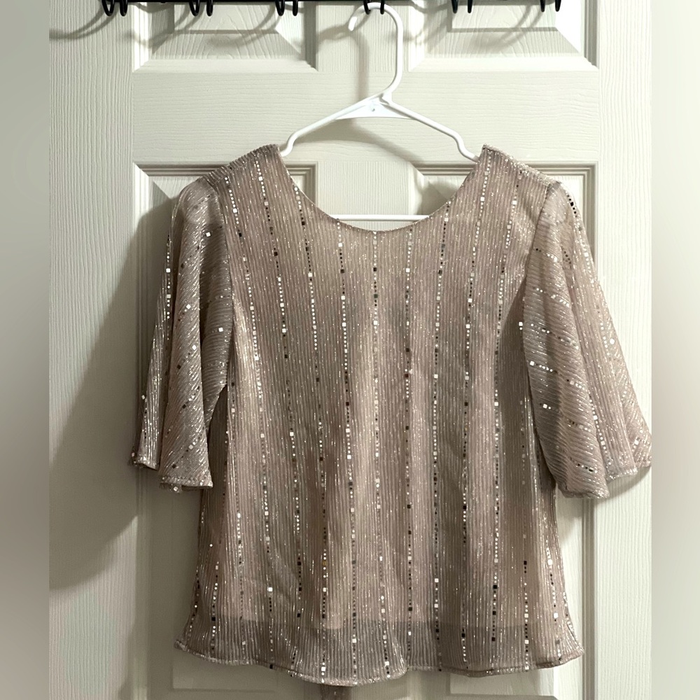 Sparkly Light Pink Blouse